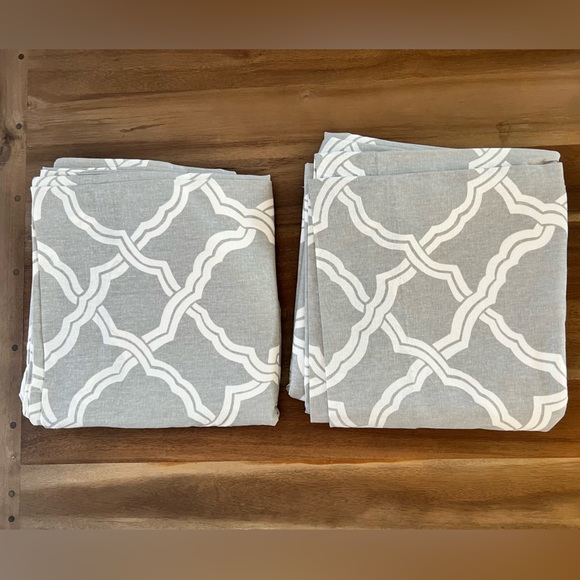 Pottery Barn Trellis Curtains - Picture 3 of 5